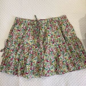 J. Crew + Liberty of London Tiered Mini Skirt
